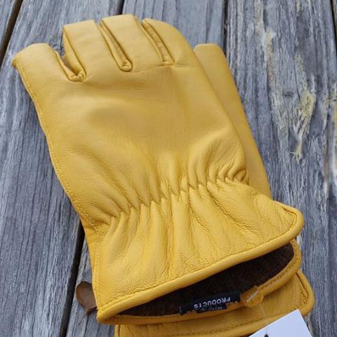 Load image into Gallery viewer, alpaca knit lined cowhide leather gloves - alpaca made in the usa
