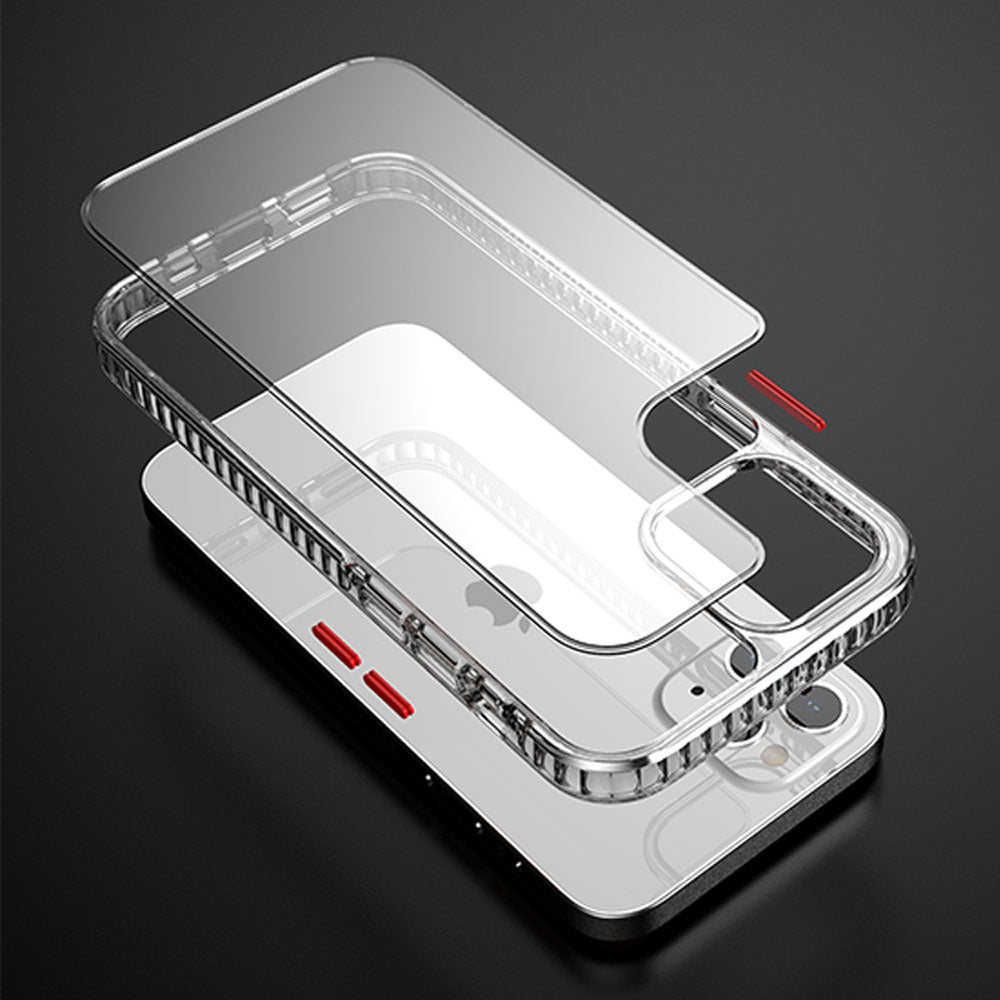 transparent shockproof clear back shell case for iphone 12 mini 5.4
