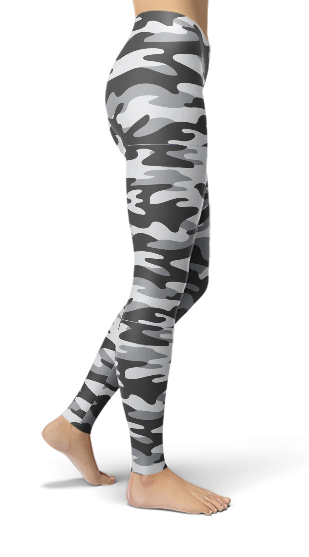 jean dark grey camouflage leggings
