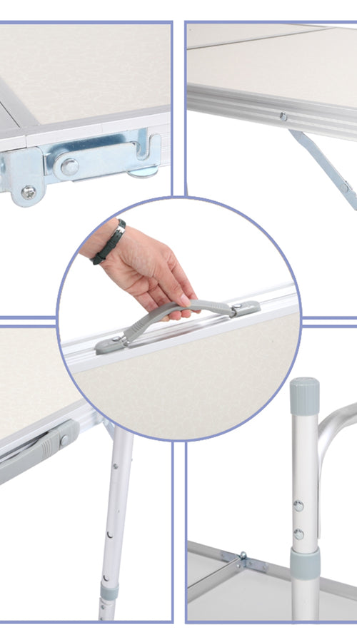 Load image into Gallery viewer, 120 x 60 x 70 4ft portable multipurpose folding table
