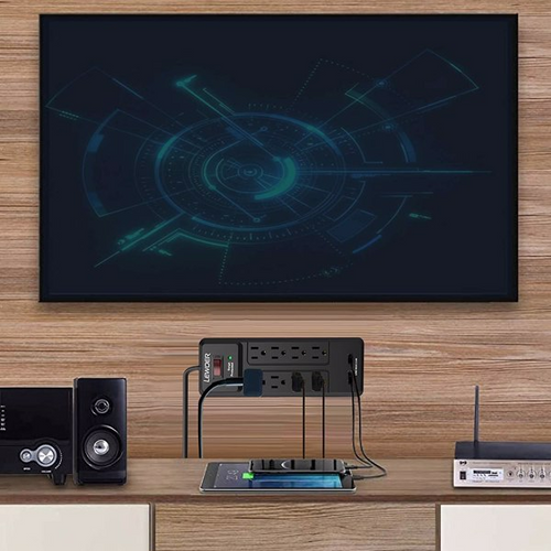 Load image into Gallery viewer, 8 AC Outlets and 2 USB Charging Ports Power Strip

