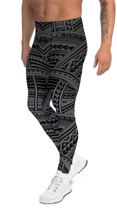 Load image into Gallery viewer, Maori Leggings for Men in Gunmetal Gray
