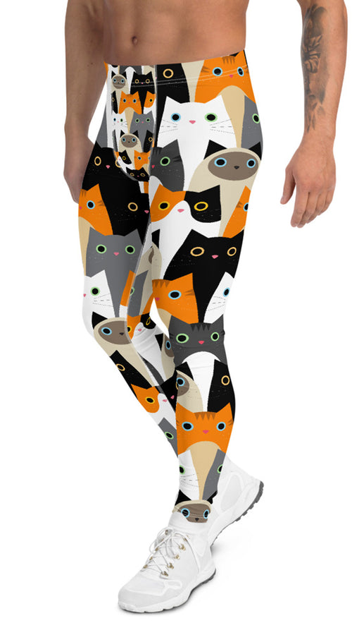 Load image into Gallery viewer, cat leggings for men
