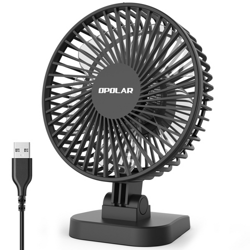Load image into Gallery viewer, 3 Speeds Mini Portable USB Desk Fan

