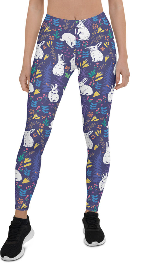 Load image into Gallery viewer, Easter Bunnies Leggings for Women
