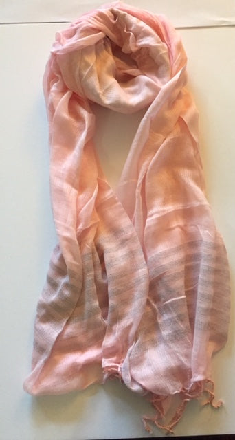 women's handloom scarf- pink color from rsv global inc