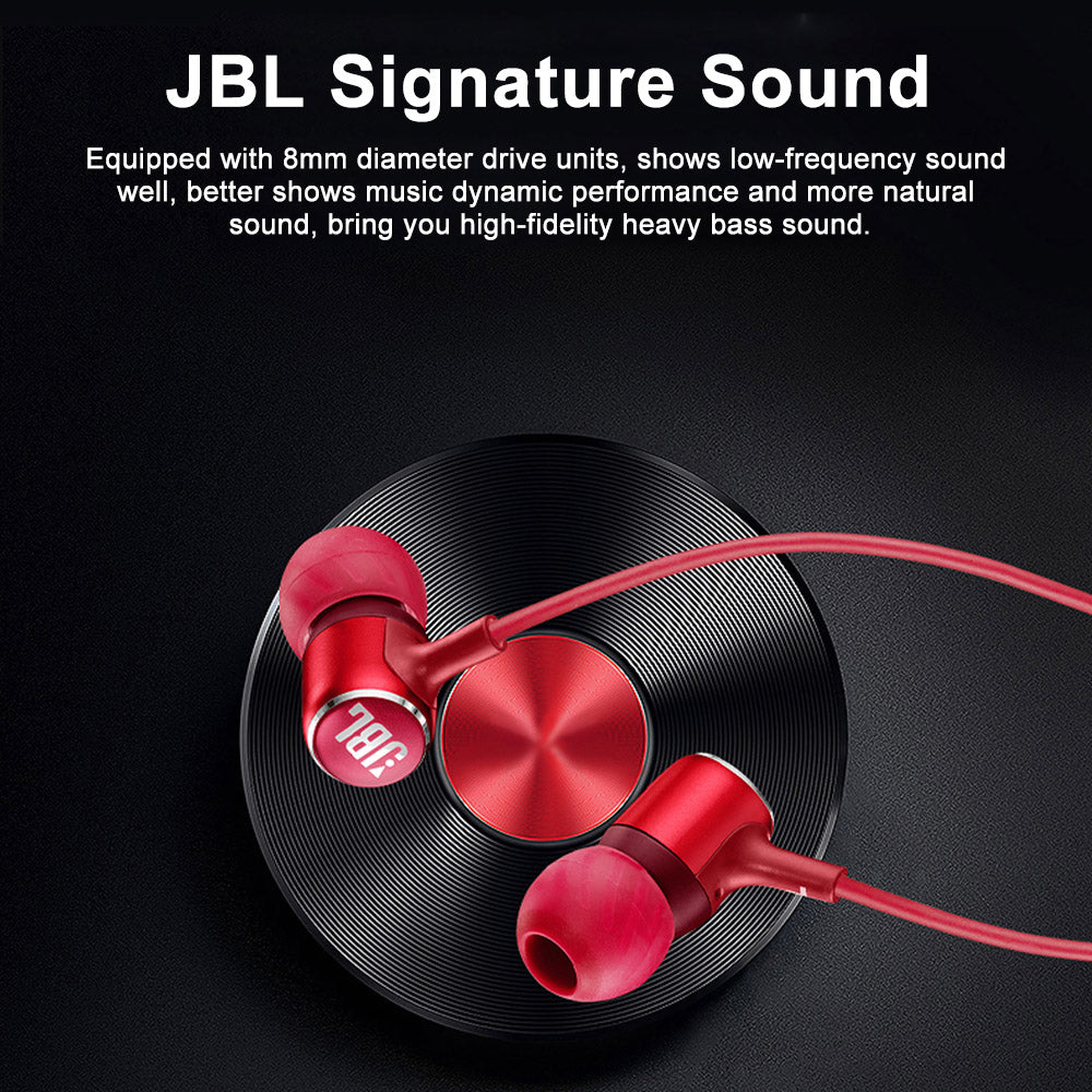 JBL LIVE100 3.5mm Wired Earphones Stereo Sound Line Control