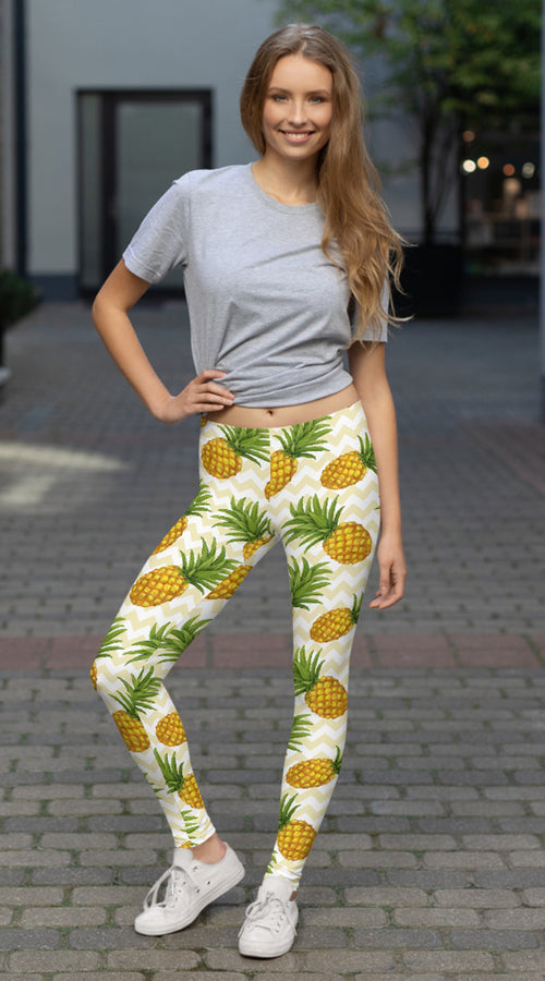 Load image into Gallery viewer, womens pineapple leggings
