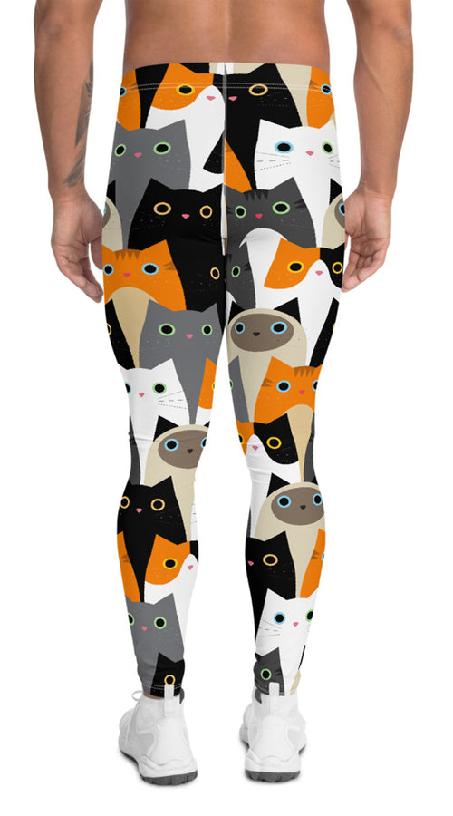 Load image into Gallery viewer, cat leggings for men
