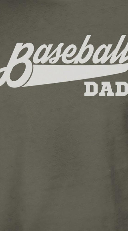 Load image into Gallery viewer, baseball dad men&#39;s dark gray cotton shirt funny
