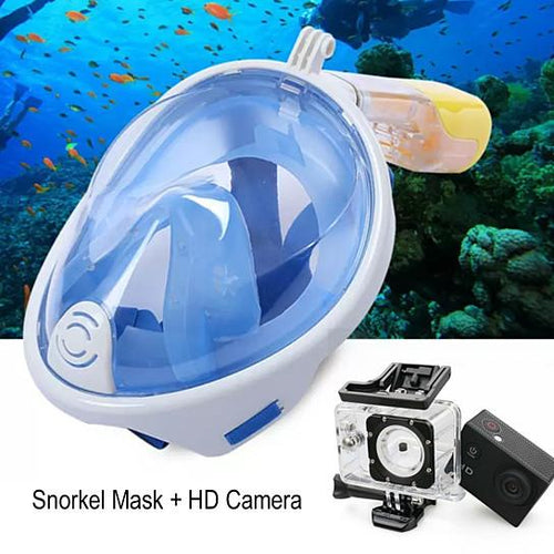 Load image into Gallery viewer, full face snorkel mask
