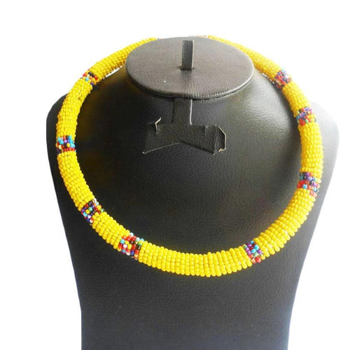 Load image into Gallery viewer, Tranditional maasai Choker Necklace
