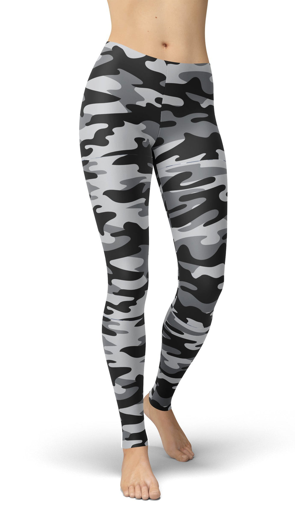 jean dark grey camouflage leggings
