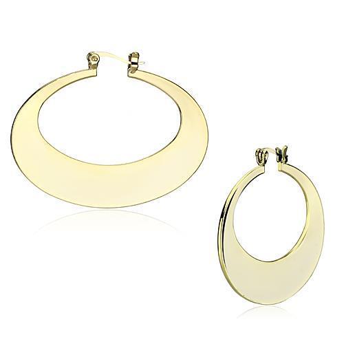 lo2737 gold iron earrings