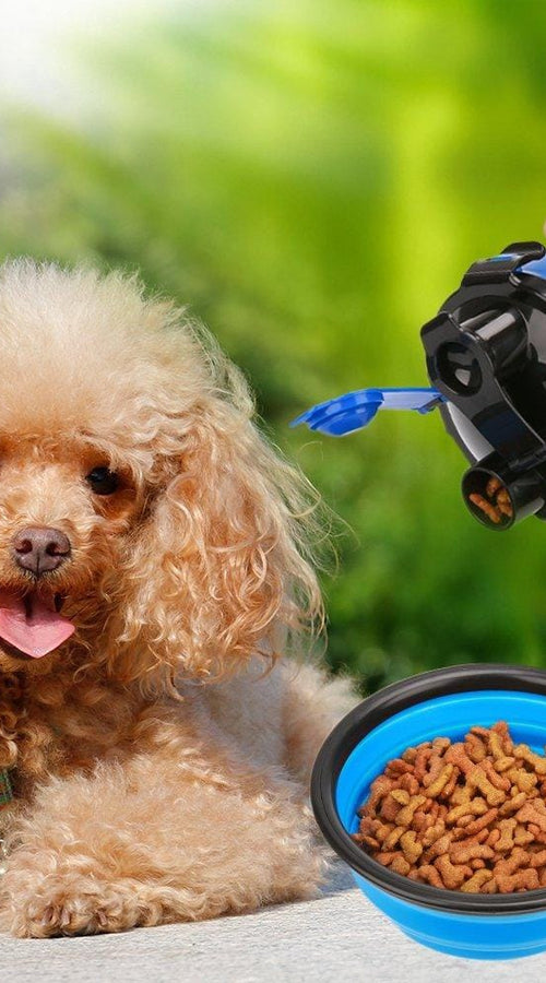 Load image into Gallery viewer, 2 in 1 Dog Drinking Water Bottle with Bowls
