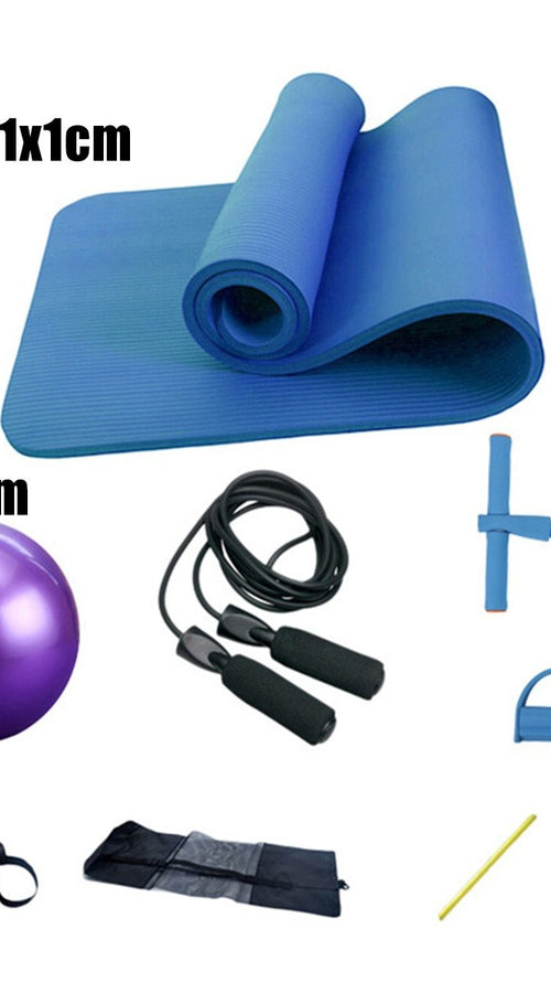 Load image into Gallery viewer, deluxe yoga fitness 5 pcs exercise set
