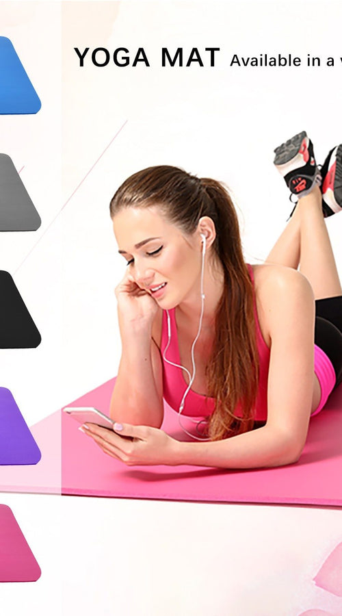 Load image into Gallery viewer, large size slip yoga fitness mat
