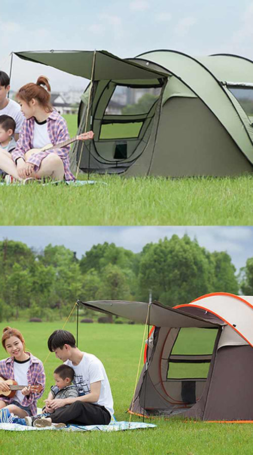 Load image into Gallery viewer, large capacity 4 to 5 persons automatic pop up camping tent
